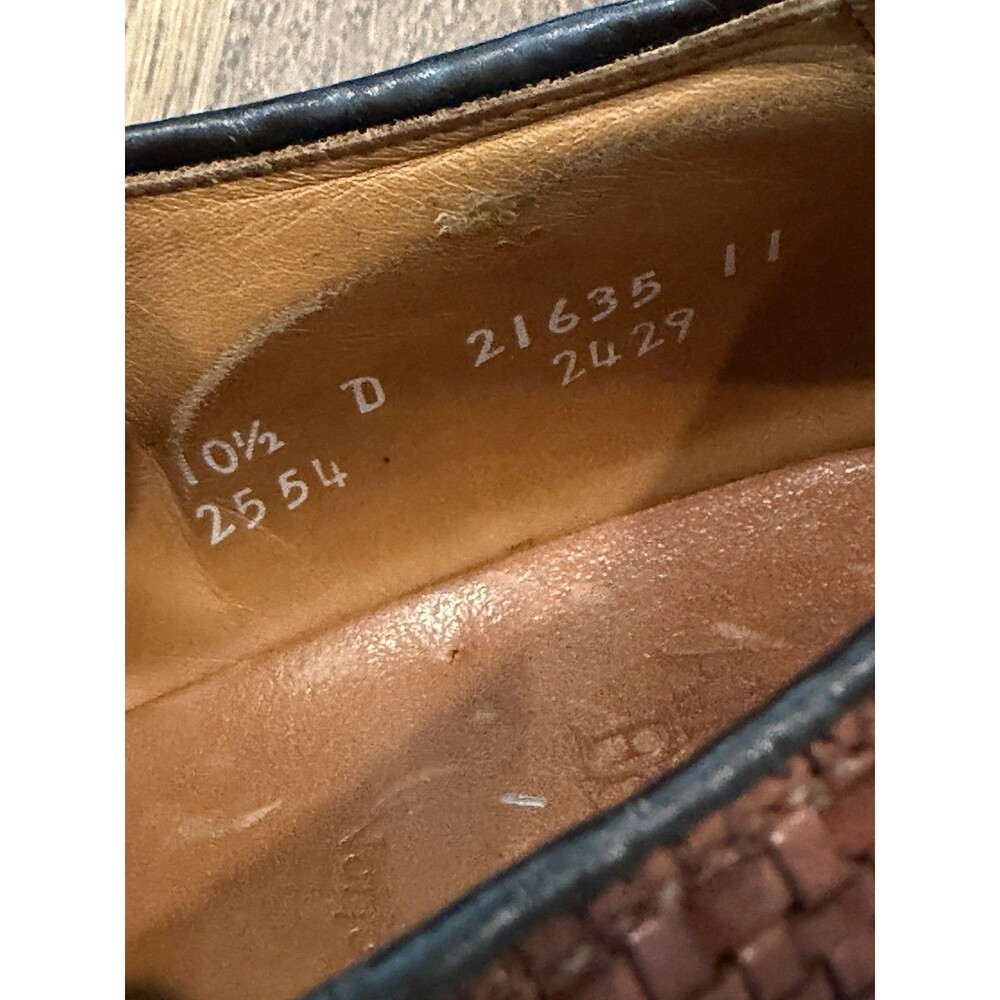 Allen Edmonds Norfolk Woven Leather Derby Oxford Dress Shoes Men’s Sz 10.5D - Picture 10 of 12